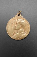 Medaille Albert I & Elisabeth 1910, Ophalen of Verzenden, Brons