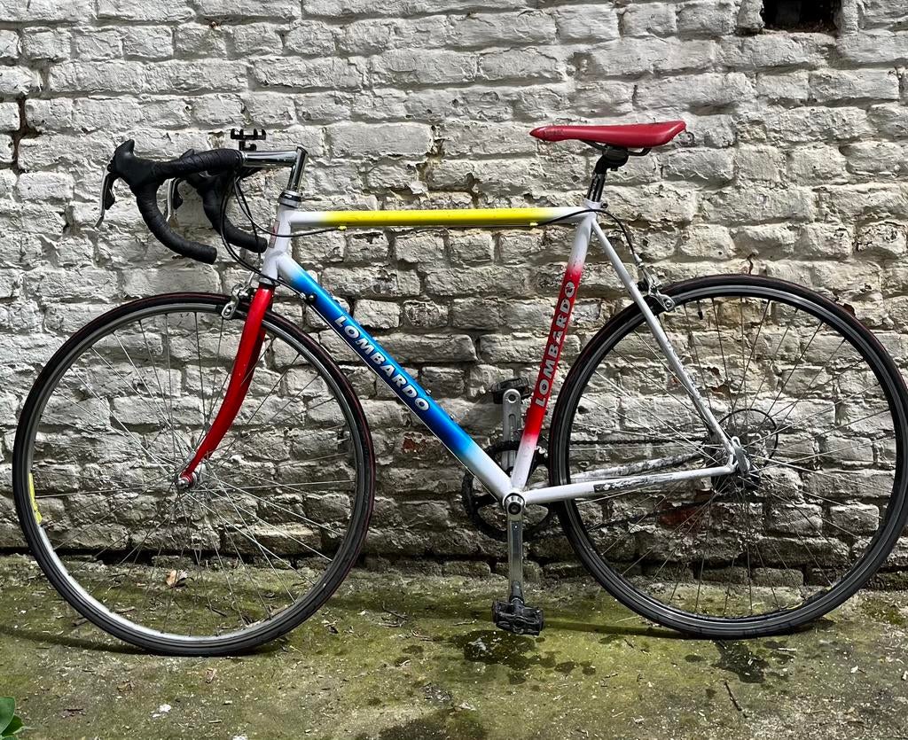 Lombardo vintage racefiets — Uitgerust met Campagnolo, Fietsen en Brommers, Fietsen | Racefietsen, Gebruikt, Overige merken, Minder dan 10 versnellingen