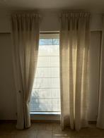 8x Siergordijnen gebroken wit – 245x65 cm – mooie staat, Huis en Inrichting, 200 cm of meer, Crème, 50 tot 100 cm, Ophalen of Verzenden