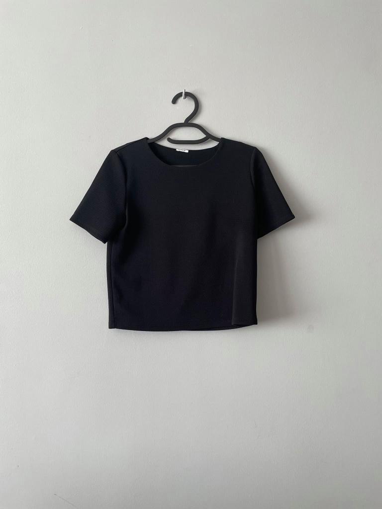 PIMKIE zwarte korte BLOUSE S, Pimkie, Ophalen of Verzenden, Zo goed als nieuw, Maat 36 (S)