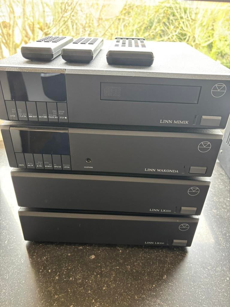 LInn Hifi Stereo Linn Mimik Wakonda 2xLK100 2xKeilidh Ku Sto, Audio, Tv en Foto, Stereoketens, Ophalen, Gebruikt, Overige merken