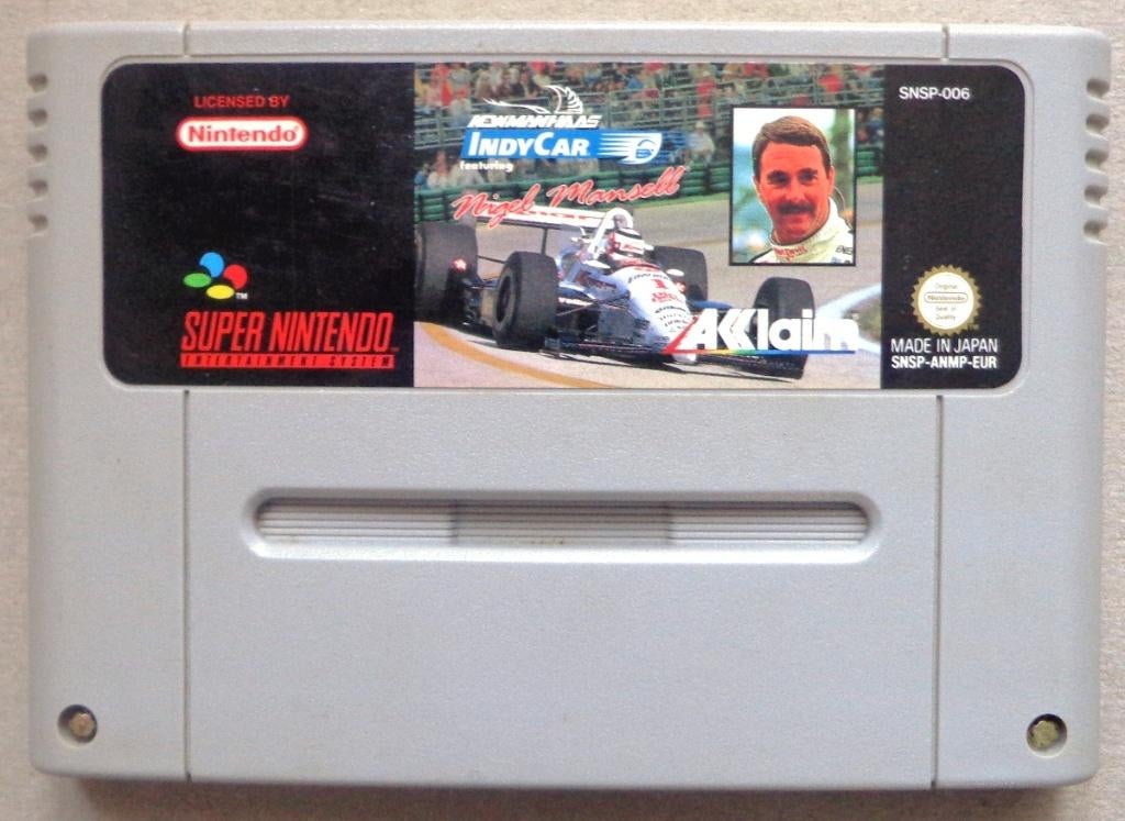 Indy Car featuring Nigel Mansel voor de Super Nintendo, Consoles de jeu & Jeux vidéo, Jeux | Nintendo Super NES, Enlèvement ou Envoi
