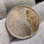 Munt / Brits-India / 1 roepie / 1862 / Zilver 916 / SUP, Ophalen of Verzenden, Losse munt, Zilver