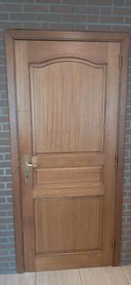 eiken houten deuren, massief, met omlijsting, Ophalen, Gebruikt, 80 tot 100 cm, Binnendeur