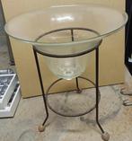 Grande cloche en verre avec support métallique 60 cm de haut, Ophalen, Zo goed als nieuw