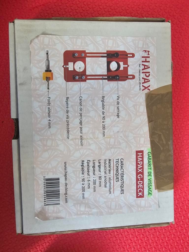 Terrasse et terrasse HAPAX G-DECK (taille normale), Bricolage & Construction, Enlèvement ou Envoi