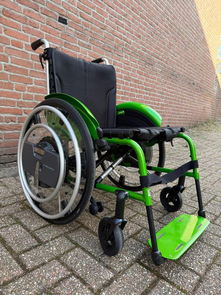 Elektrische Rolstoel Wheeldrive Quickie als nieuw, Diversen, Rolstoelen, Zo goed als nieuw, Elektrische rolstoel, Ophalen of Verzenden