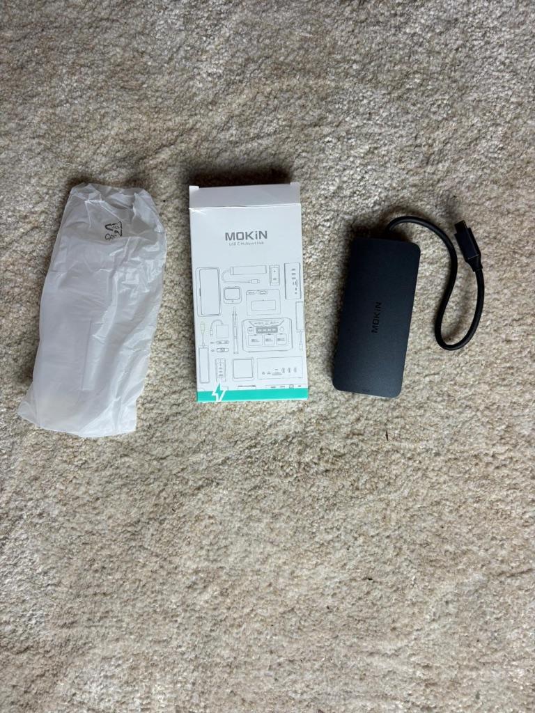 Dockingstation naar USB C (USB C Multiport hub), Computers en Software, Dockingstations, Laptop, Mokin, Nieuw, Ophalen of Verzenden