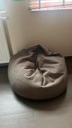 Teddy zitzak taupe, Maison & Meubles, Sièges-poires, Enlèvement, Comme neuf, Pouf