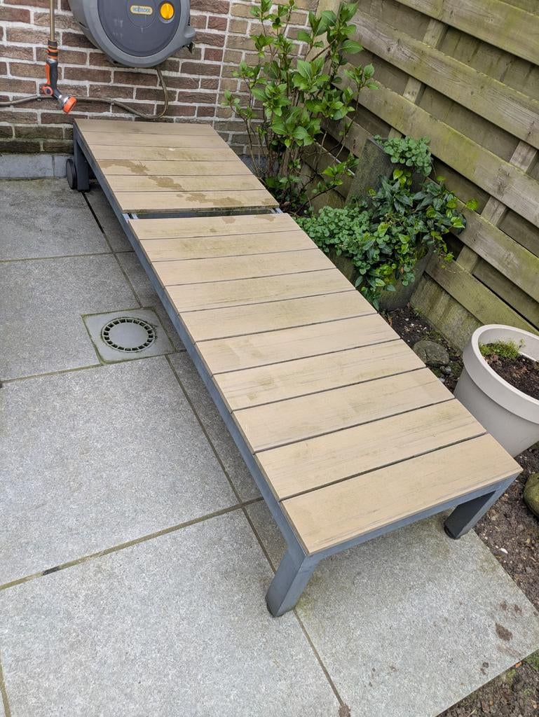 Ligbed tuin, Jardin & Terrasse, Chaises longues, Enlèvement, Synthétique