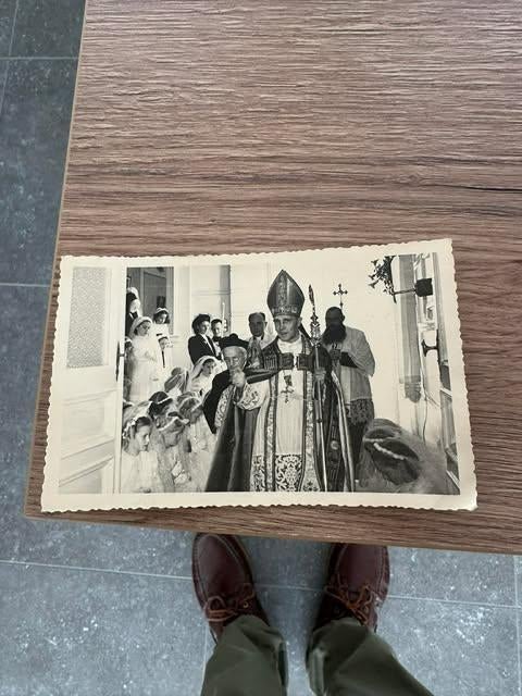 foto bisschop H. Breyne Bruges oud, Verzamelen, Ophalen of Verzenden, Zo goed als nieuw, Overige onderwerpen, Foto