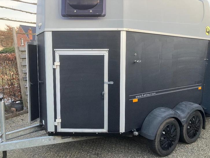 Paardentrailer, Dieren en Toebehoren, Paarden en Pony's | Trailers en Aanhangwagens, Zo goed als nieuw, 2-paards trailer, Ophalen