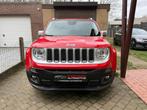 Jeep Renegade 1.4 Turbo 4x2 Limited DDCT, Auto's, Jeep, Zwart, Leder, Bedrijf, SUV of Terreinwagen