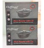 Poêle à frire Cheffinger CF-RO38 38cm, également à induction, Neuf, Enlèvement ou Envoi, Aluminium, Poêle à frire ou Sauteuse
