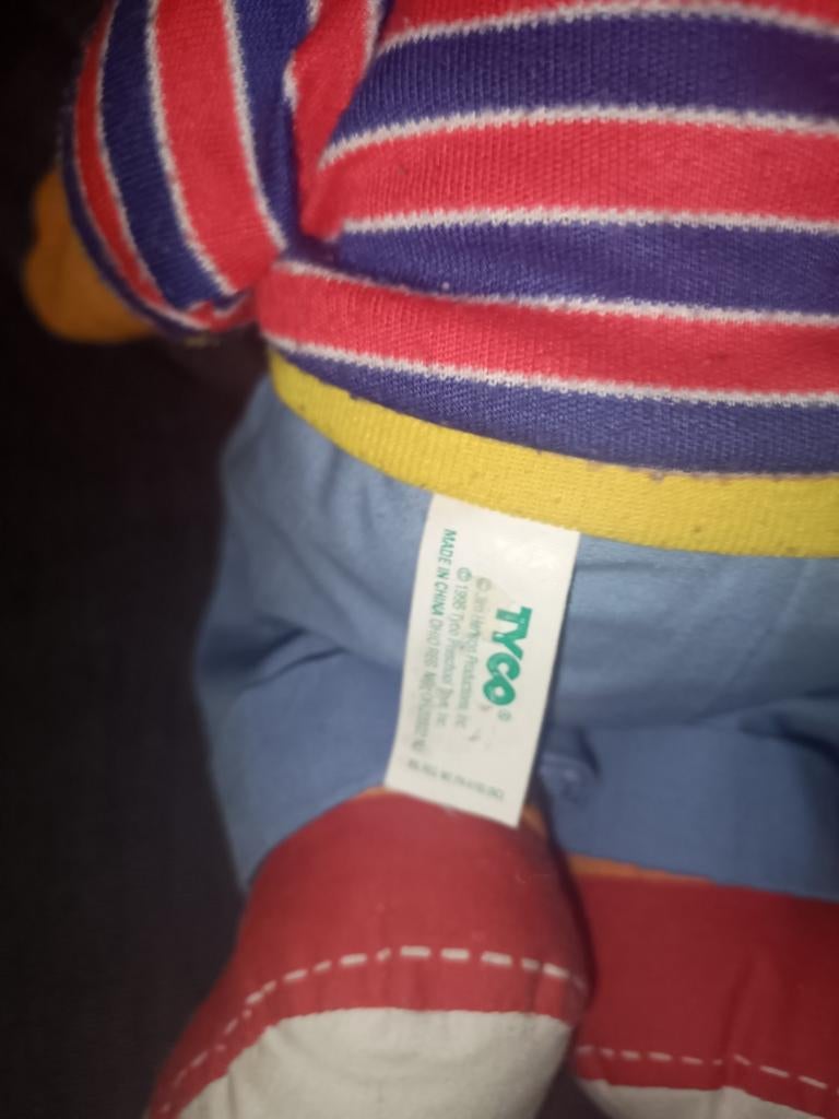 Ours en peluche Ernie Sesam Street (grand modèle) 1995 Tyco, Enlèvement ou Envoi, Overige karakters, Autres marques, Comme neuf
