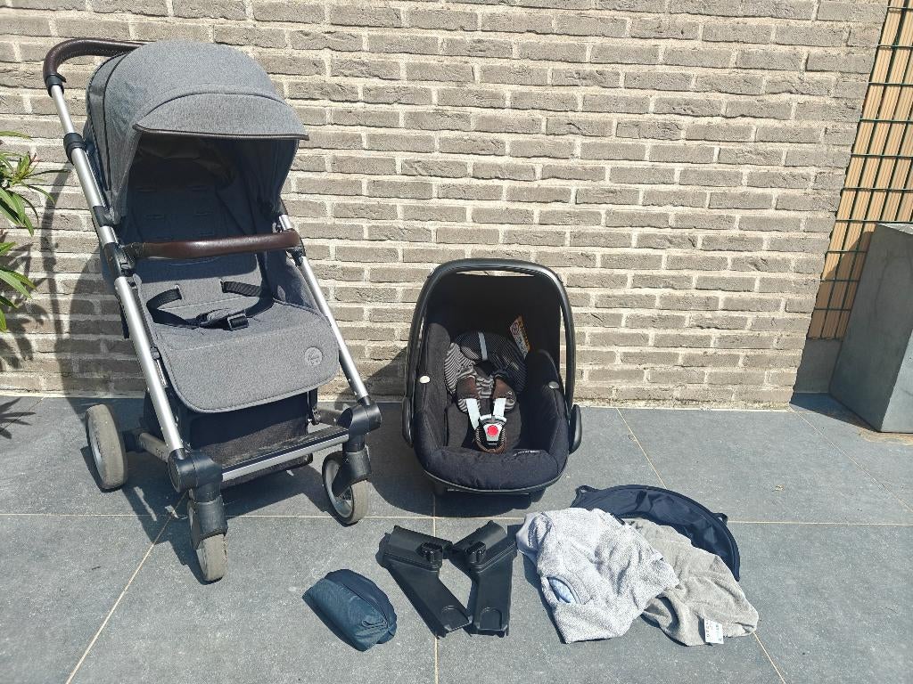 Buggy mutsy nexo + Maxi Cosi, Enfants & Bébés, Buggys, Utilisé, Maxi-Cosi, Dossier réglable, Ombrelle, Enlèvement