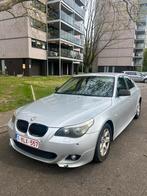 Bmw 525D, Bwj 2004, 245.000km, Airco, Autos, Cuir, Argent ou Gris, 4 portes, Carnet d'entretien