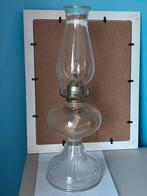 Antieke Art Deco glazen olielamp, vintage/verzamelaar, Antiek en Kunst, Antiek | Verlichting, Verzenden