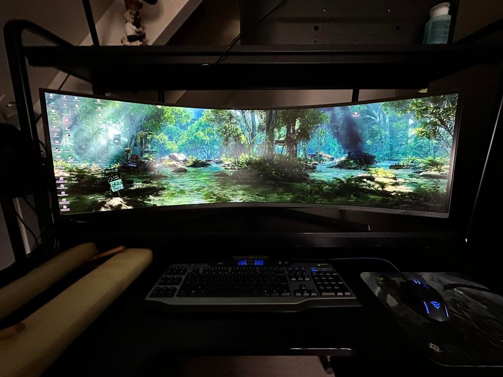 Samsung neo 9G wit 49’’, Games en Spelcomputers, Spelcomputers | Overige, Ophalen, Overige merken, Zo goed als nieuw