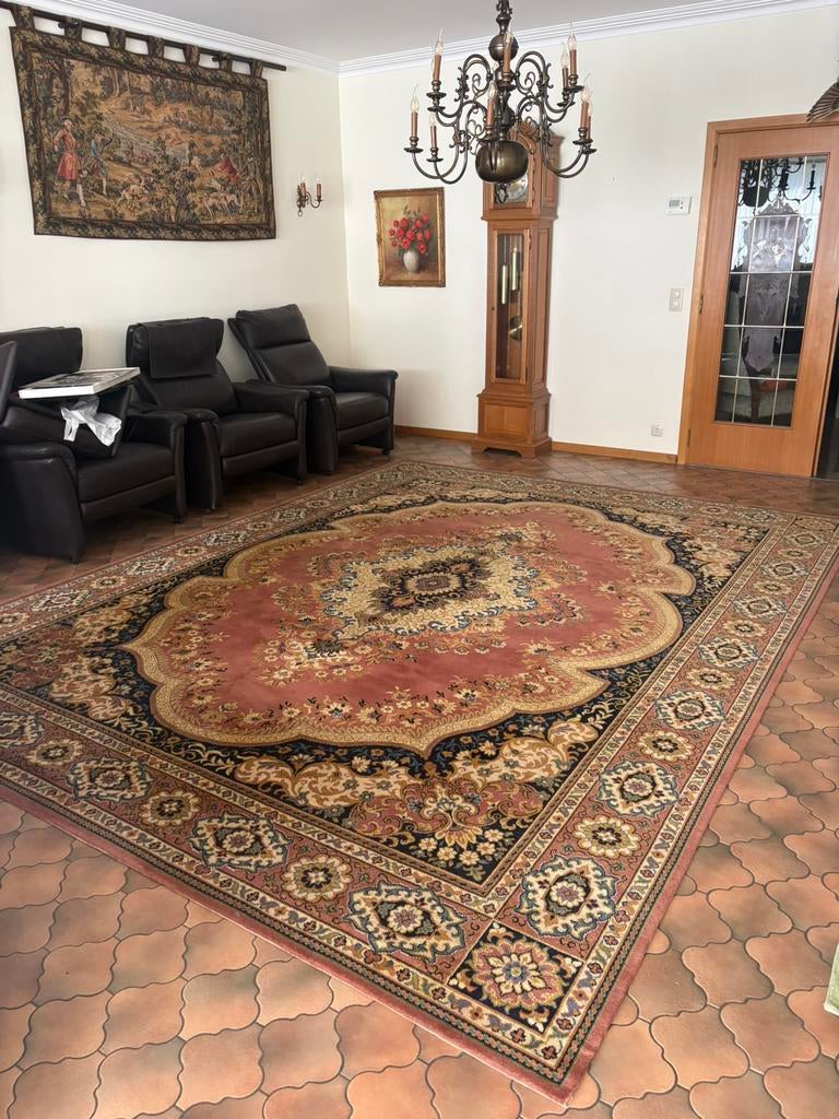 Geweven tapijt 100% zuivere scheerwol, Huis en Inrichting, Ophalen, Overige kleuren, Vierkant, 200 cm of meer