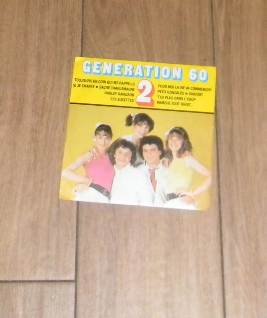 45 Tours - RARE - Génération 60 (2), CD & DVD, Vinyles | Autres Vinyles, Enlèvement ou Envoi