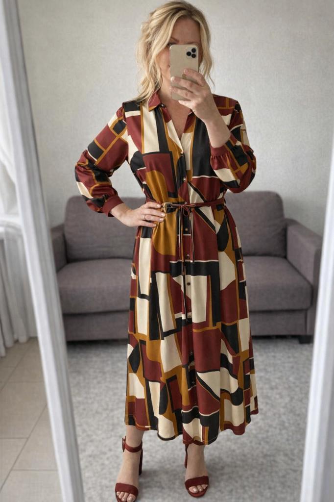 Lange jurk K-Design xxl, Verzenden, Maat 46/48 (XL) of groter, Onder de knie, K-Design