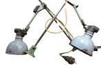 2 x Ernst RADEMACHER jaren 30 werkplaatslamp industrieel, Ophalen of Verzenden