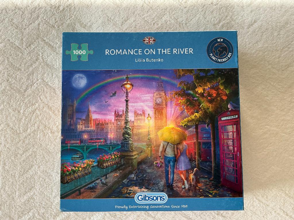 Gibson puzzel, Ophalen of Verzenden, 500 t/m 1500 stukjes, Zo goed als nieuw, Legpuzzel