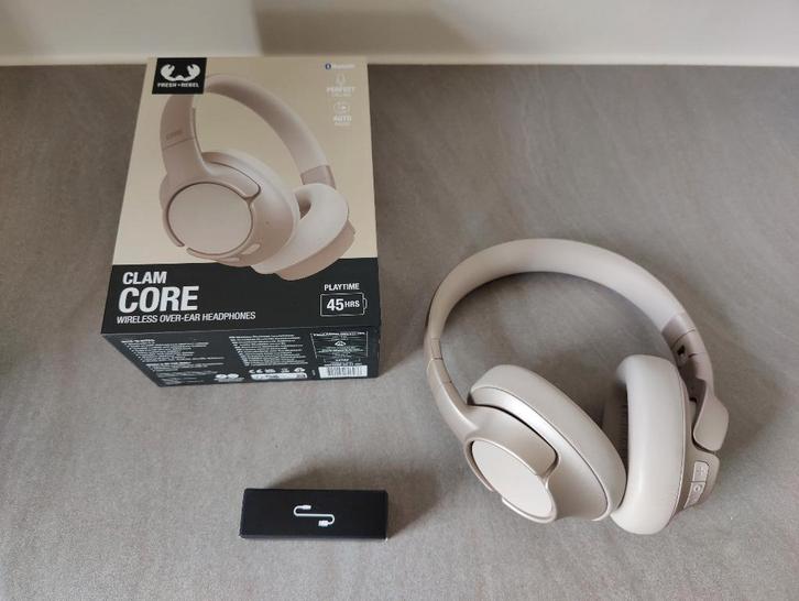 Draadloze Bluetooth Koptelefoon - Fresh 'n Rebel Clam Core, Audio, Tv en Foto, Hoofdtelefoons, Zo goed als nieuw, Over oor (circumaural)