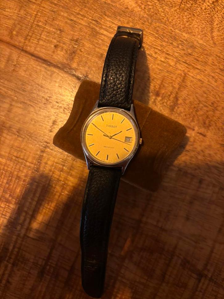 Tissot seastar quartz herenhorloge, Handtassen en Accessoires, Horloges | Dames, Zo goed als nieuw, Ophalen