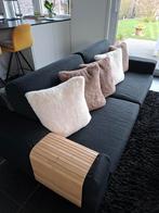 Zetel - Sofa zwart 3-zit, Huis en Inrichting, Ophalen, Gebruikt, Driepersoons, 75 tot 100 cm