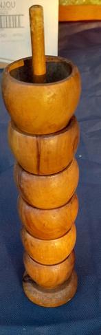 Ensemble de coquetiers vintage en bois, Enlèvement ou Envoi