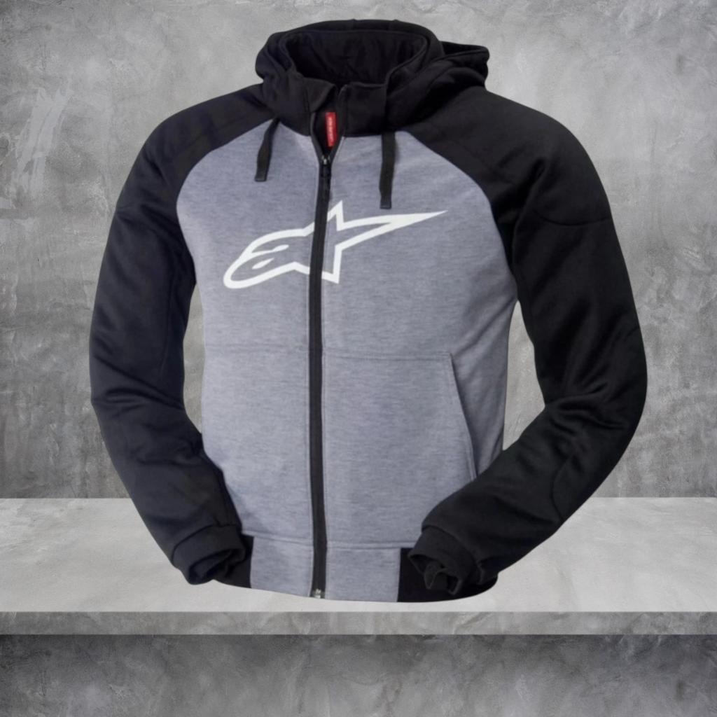 Alpinestars chromen sweatshirt maat M, Motoren, Kleding | Motorkleding, Broek | leer, Ophalen of Verzenden