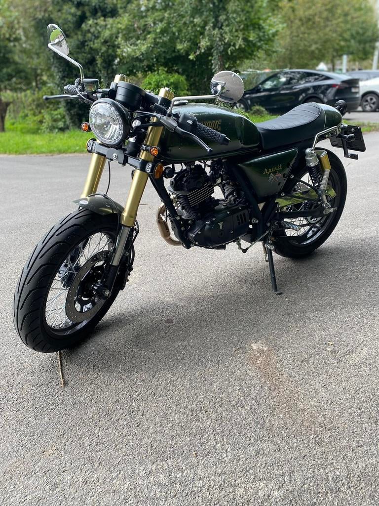 Bluroc Spirit 125 CC, Motorrijbewijs A, Gebruikt, 11 kW of minder, Handgeschakeld