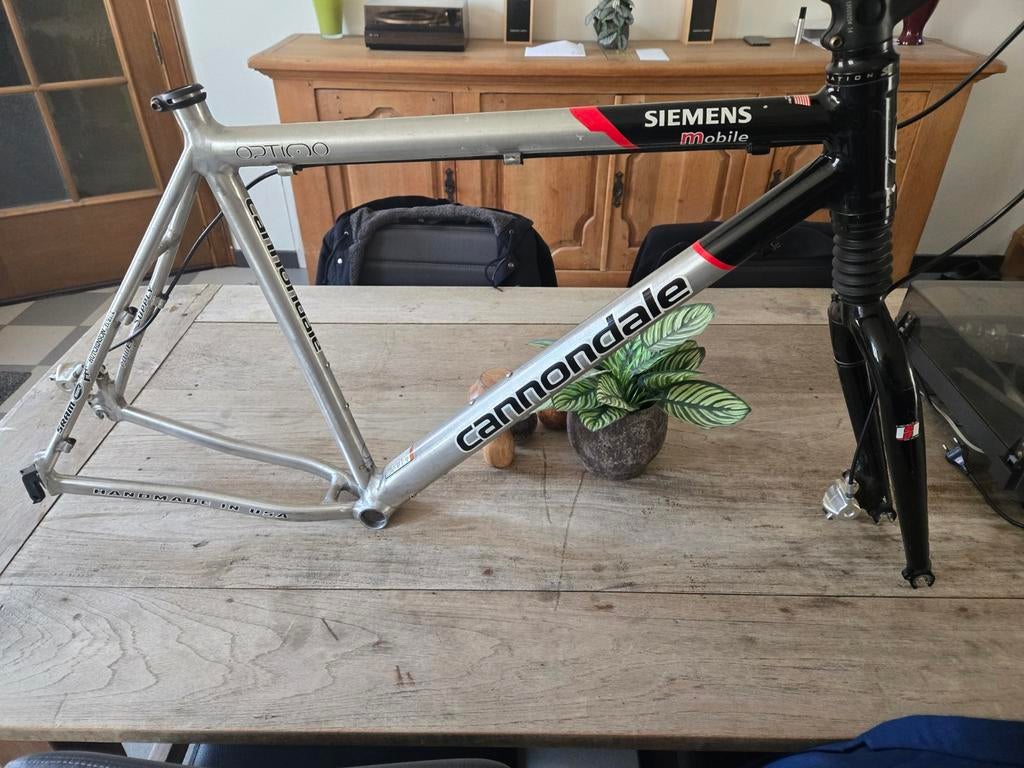 2005 Cannondale F4000 SL frameset + extra's, Fietsen en Brommers, Fietsonderdelen, Gebruikt, Overige typen, Aluminium, Gravelbike