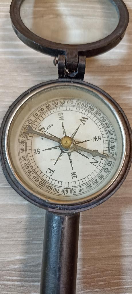 Boussole avec loupes Allemande ww2, Envoi, Armée de terre, Autres types