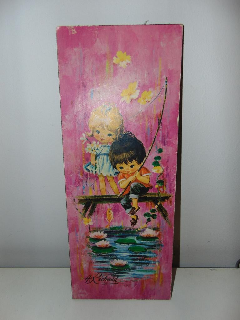 Retro muurplankje 19 cm x 45 cm, Ophalen of Verzenden, Huis en Inrichting