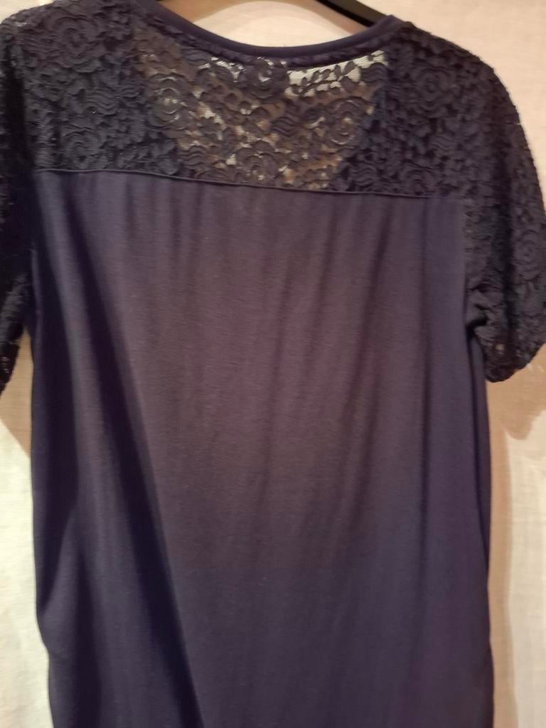 Tshirt zwart met kant, Kleding | Dames, Grote Maten, Zwart, Nieuw, Shirt of Top, Ophalen