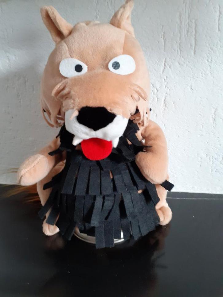 Bor de Wolf fabeltjeskrant handpop poppenkastpop, Collections, Poupées, Enlèvement ou Envoi