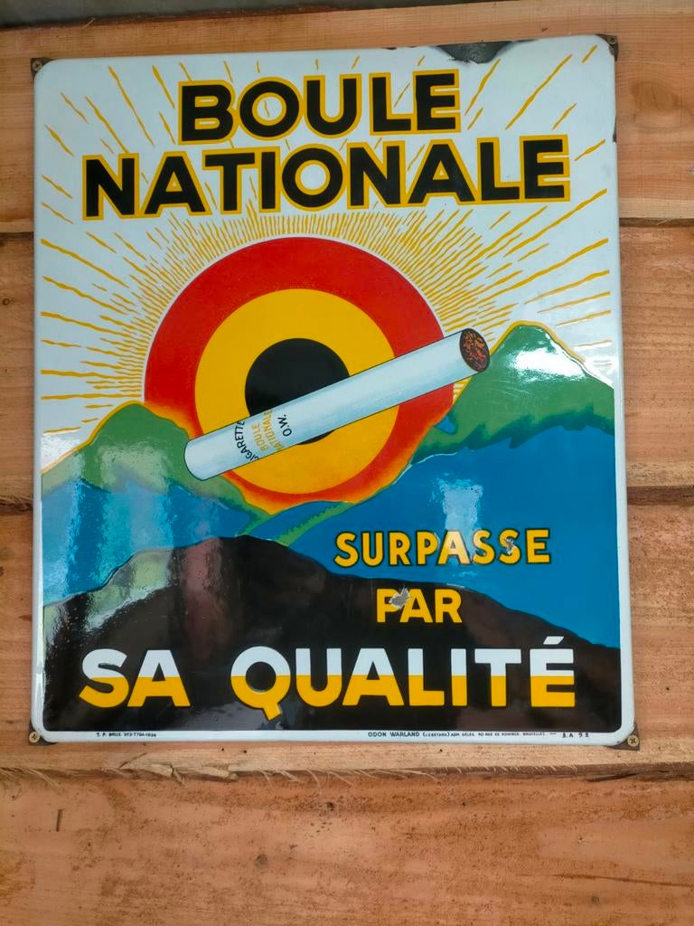 Boule Nationale 1934, Antiek en Kunst, Antiek | Email, Ophalen