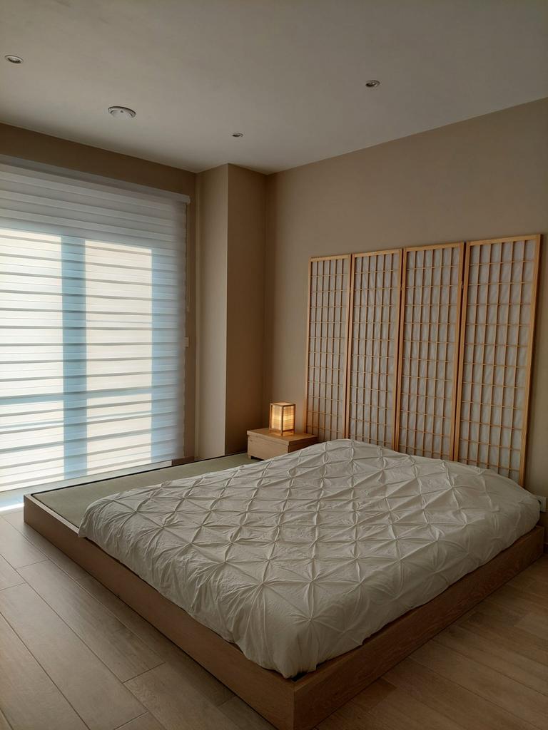 Meuble chambre type jamonais moderne cosy, Maison & Meubles, Autres couleurs, Comme neuf, Enlèvement, 200 cm