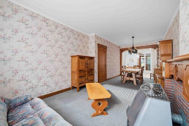 Maison de ville 3 chambres dans une rue calme, Immo, Huizen en Appartementen te koop, Provincie Henegouwen, tot 200 m², Tussenwoning