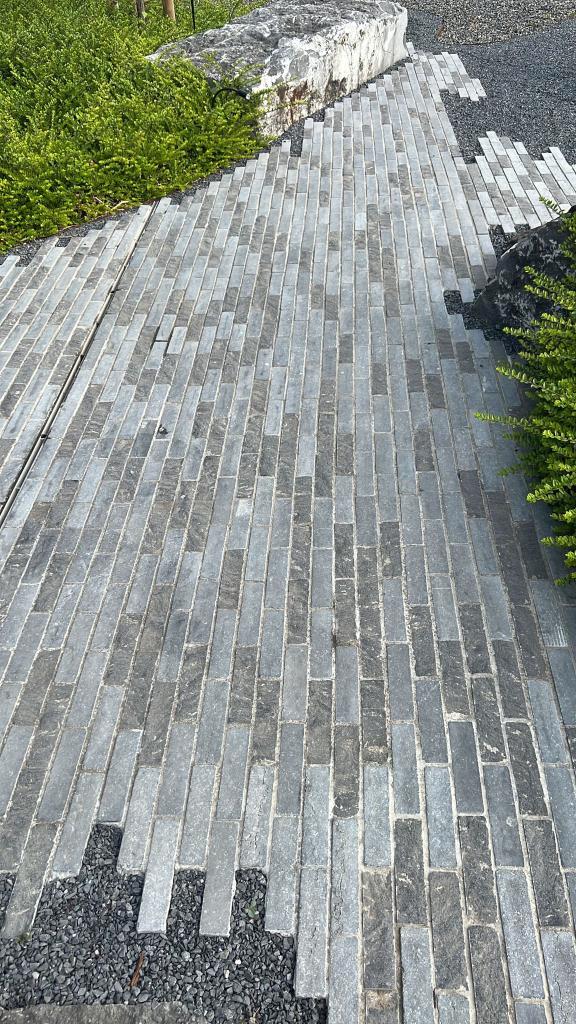 136m²  Pierre bleue de Belgique Format brique 20x5x10cm, Jardin & Terrasse, Pavé & Dalles, Neuf, Autres types, Pierre naturelle