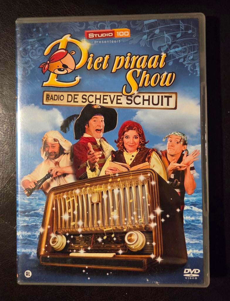 Piet Piraat Show Radio de Scheve Schuit  - Dvd, Cd's en Dvd's, Dvd's | Tv en Series, Zo goed als nieuw, Alle leeftijden, Ophalen of Verzenden
