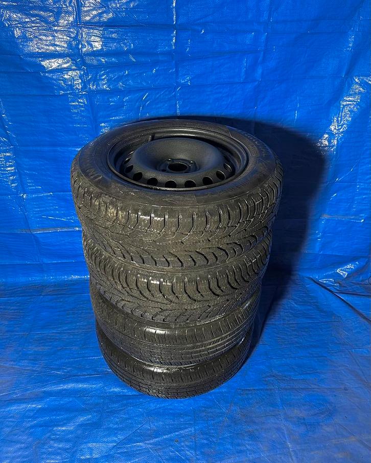 4 roue 15 pouce QUASI NEUF (Captur, Scenic, Espace, Dokker), Auto-onderdelen, Banden en Velgen, 15 inch, 195 mm, Ophalen of Verzenden