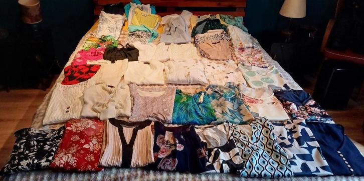 Pakket kledij dames 77 stuks, Kleding | Dames, Dames-kledingpakketten, Zo goed als nieuw, Ophalen