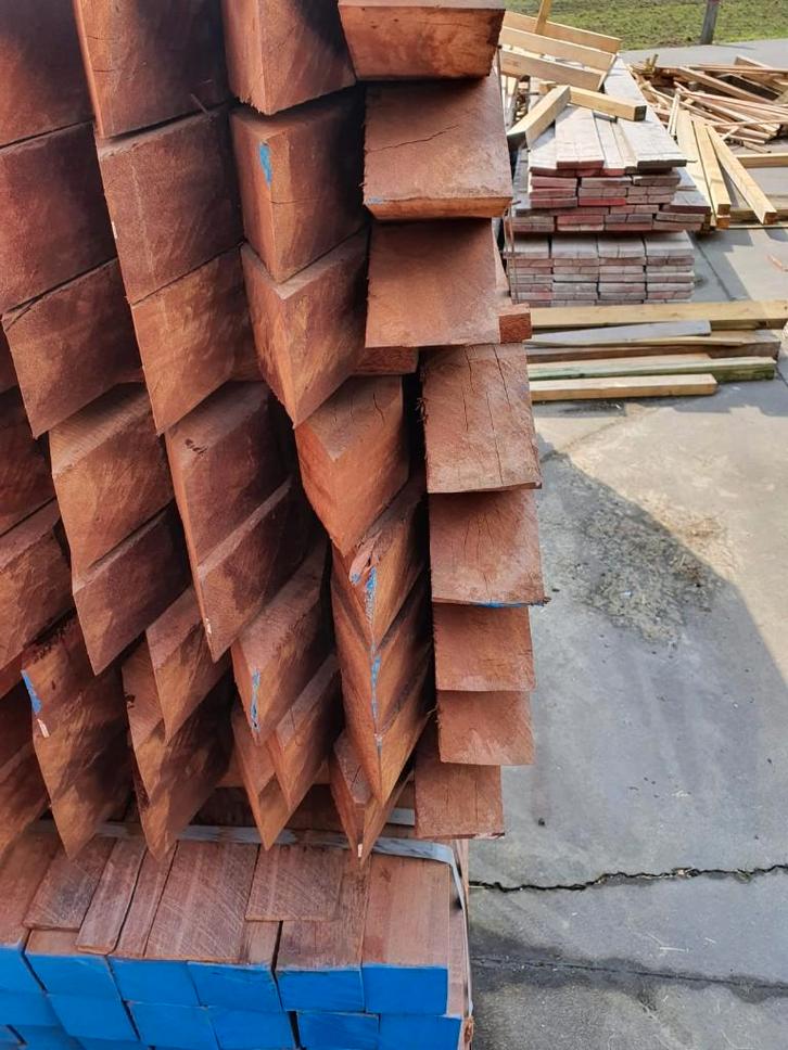 Hardhouten Palen - Bezorgd of Afhalen, Doe-het-zelf en Bouw, Hout en Planken, Nieuw, Ophalen of Verzenden