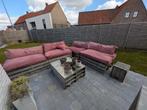Pallet lounge met luxe kussen, Tuin en Terras, Ophalen, Zo goed als nieuw