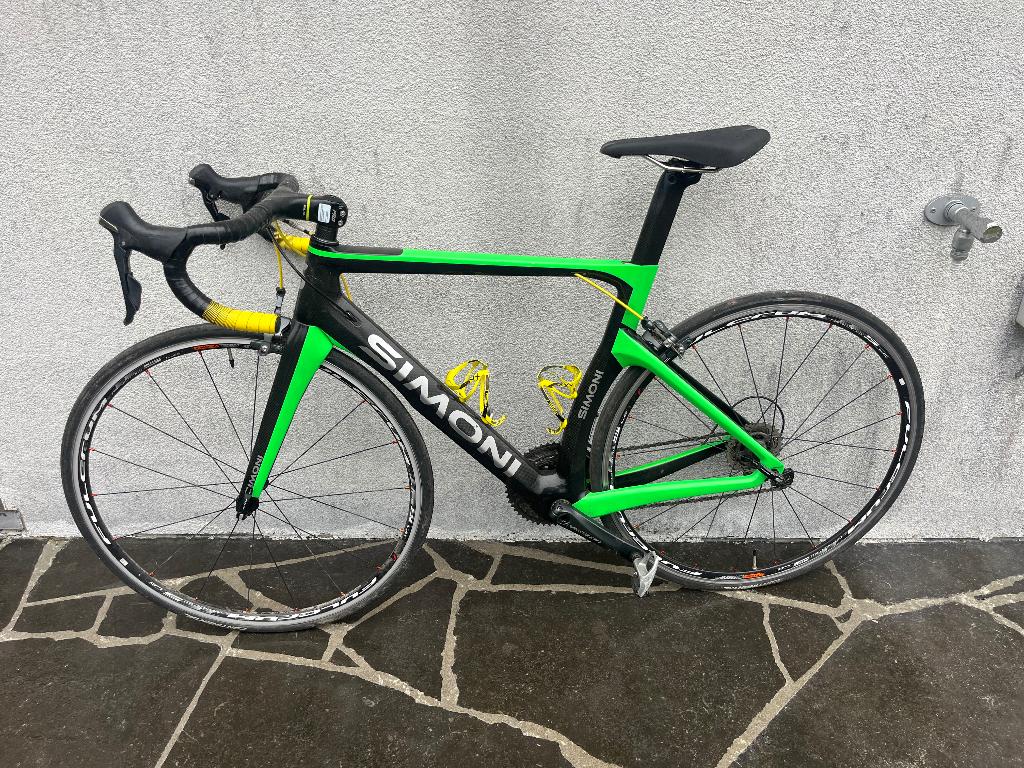 Velo de course Simoni, Fietsen en Brommers, Fietsen | Racefietsen, Zo goed als nieuw, Heren, Overige merken, 10 tot 15 versnellingen
