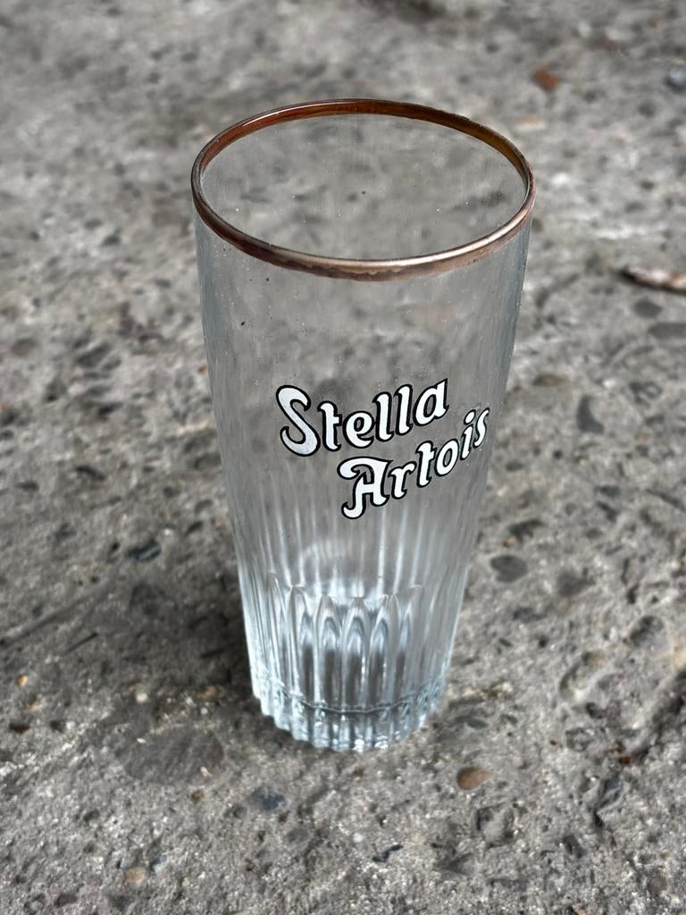 Verres Stella Rtois vintage, Collections, Verres & Petits Verres, Enlèvement, Comme neuf
